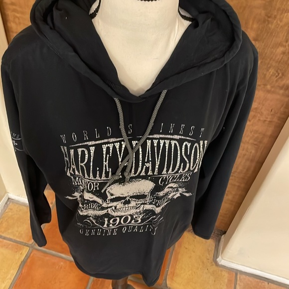 Harley Davidson T-Shirt Hoodie - Picture 3 of 13